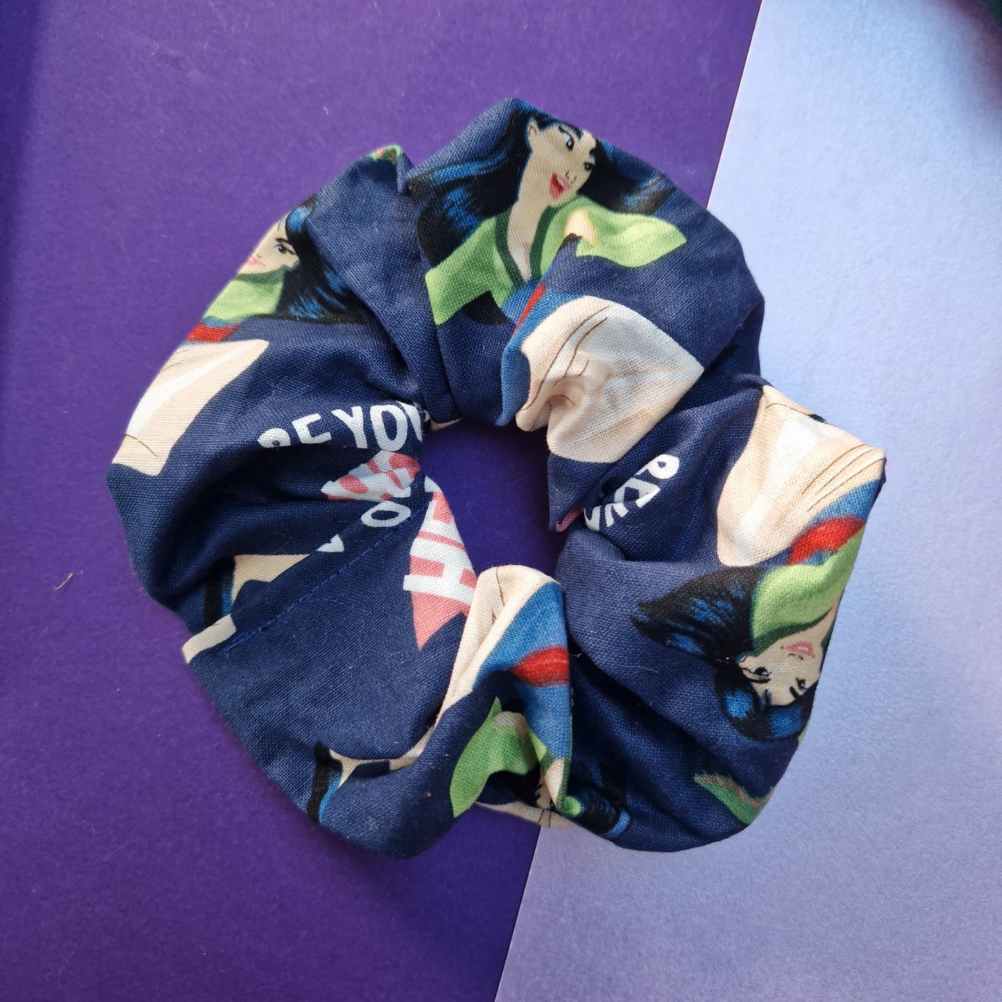 Hero cotton hair scrunchie
