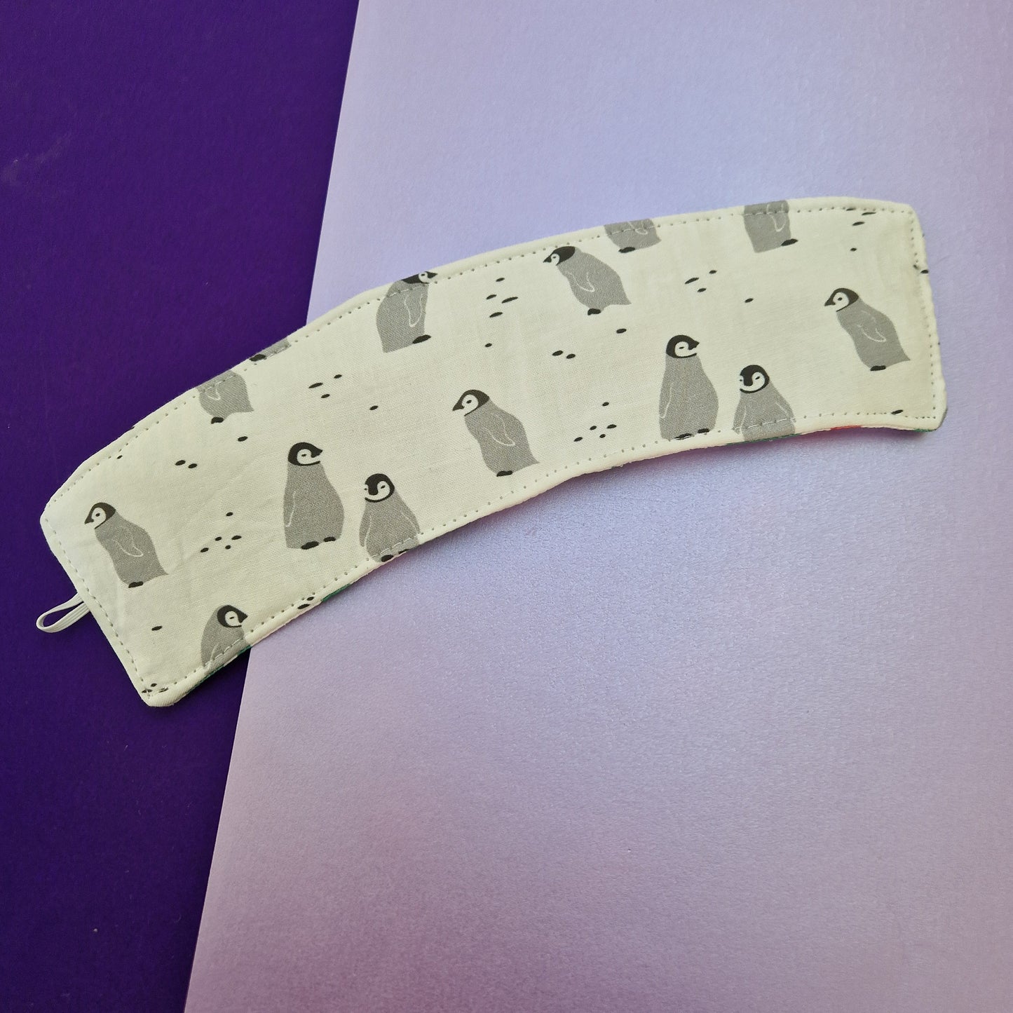 Penguin cup blanket for hot or cold drinks