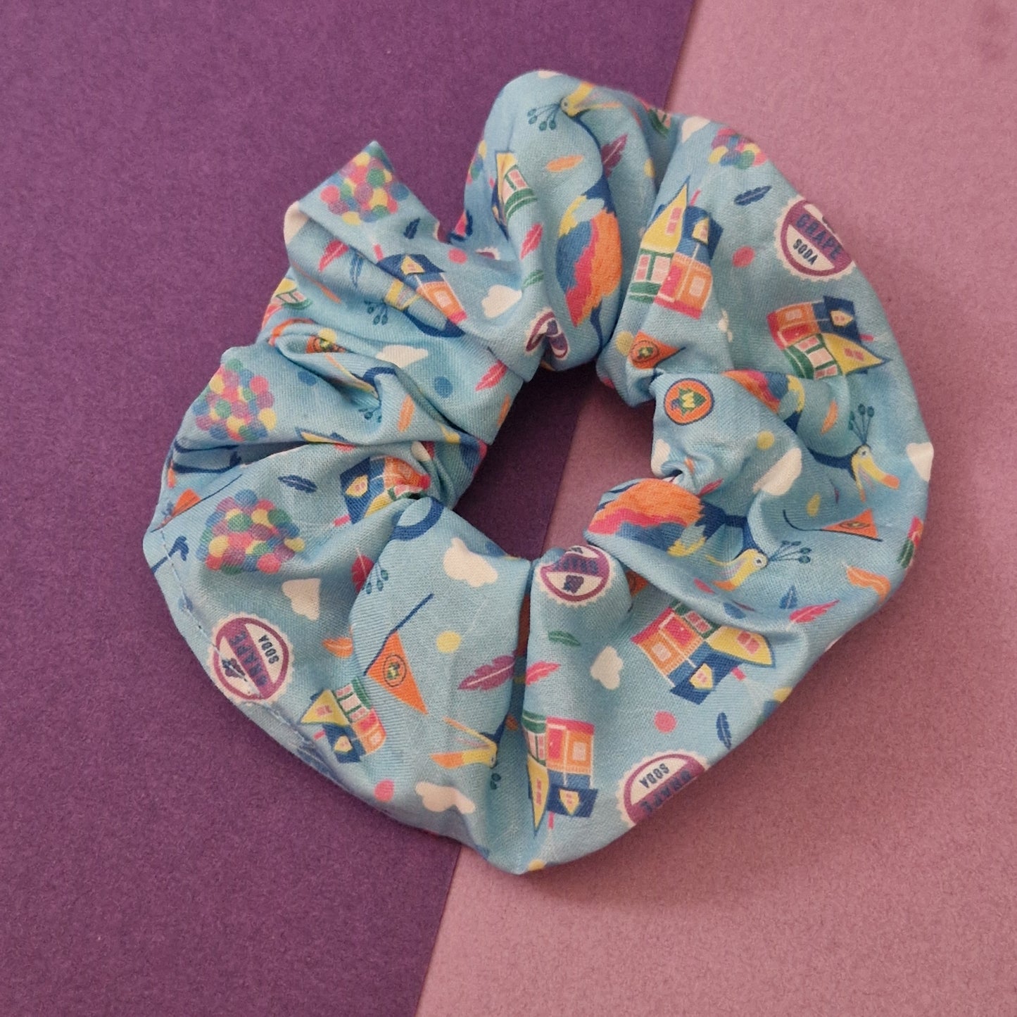 Wilderness Explorer themed cotton hair scrunchie