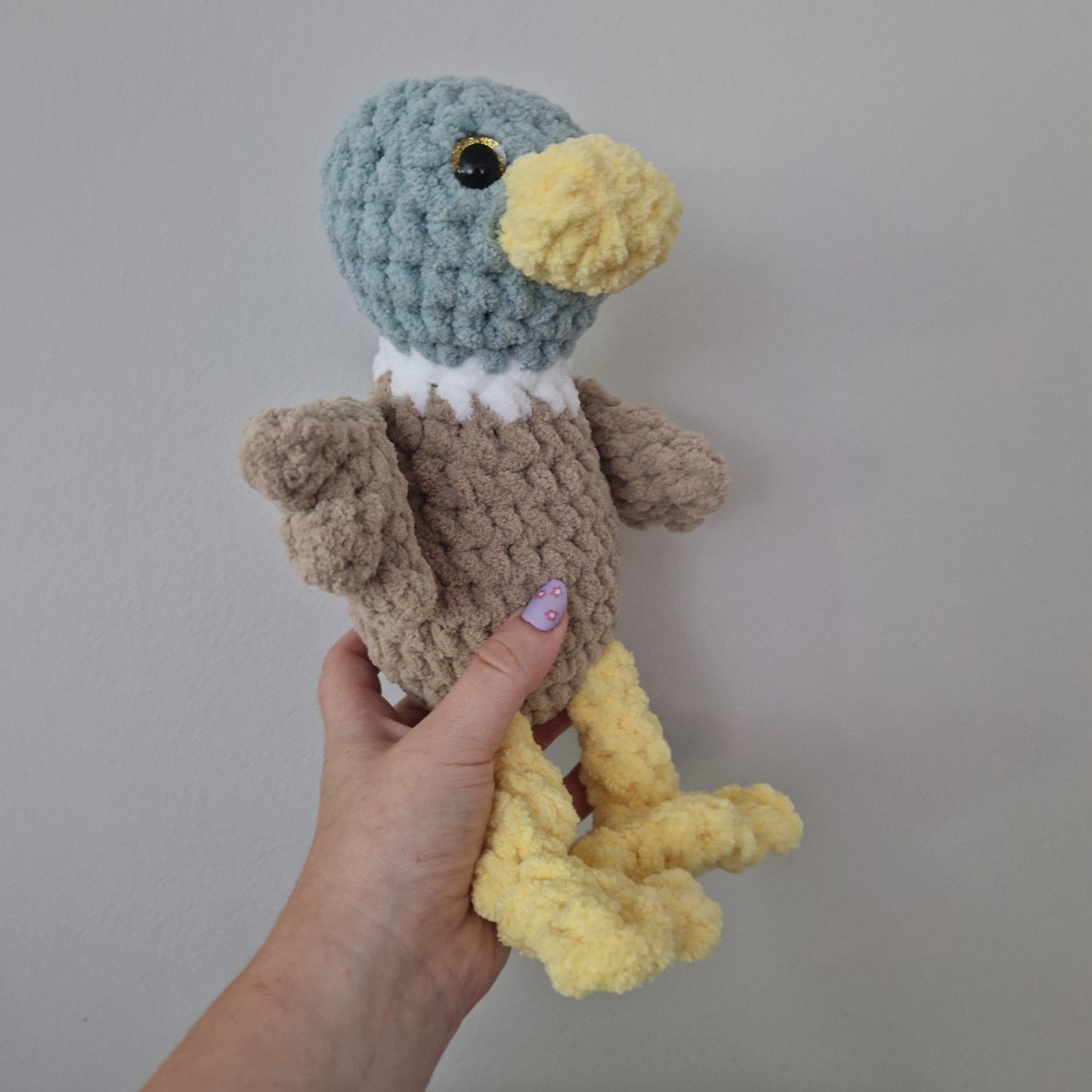 Duck crochet plushie