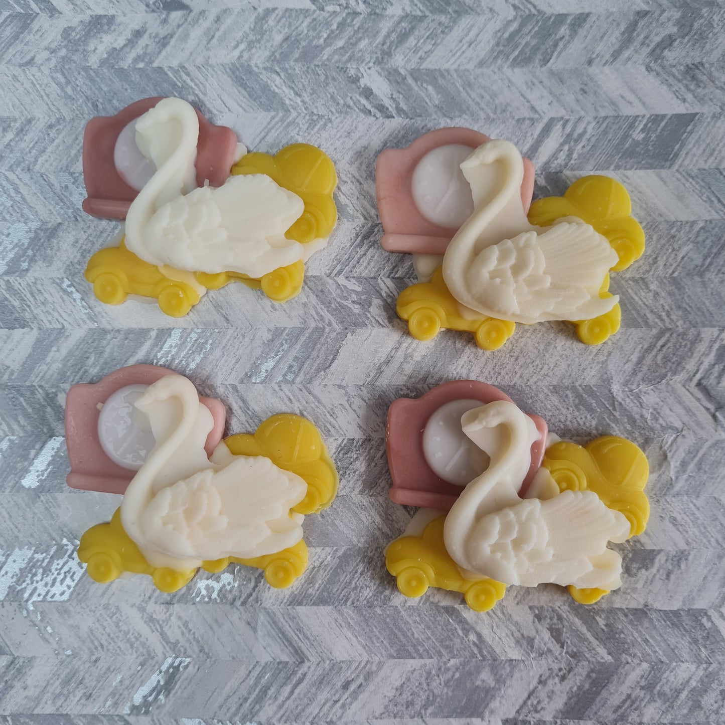 Miss Swan handpoured soy handpoured wax melt shape