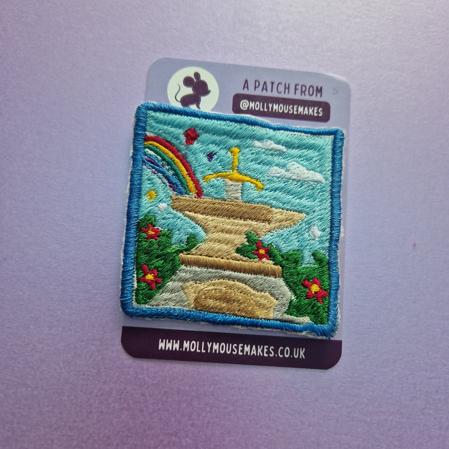 Practically perfect SITS 5 iron-on embroidered patch