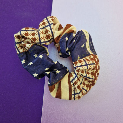 USA cotton hair scrunchie