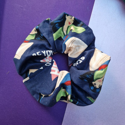 Hero cotton hair scrunchie