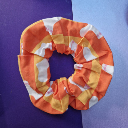 2319 sock cotton hair scrunchie