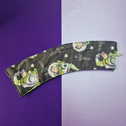 Infinity and Beyond cup blanket for hot or cold drinks