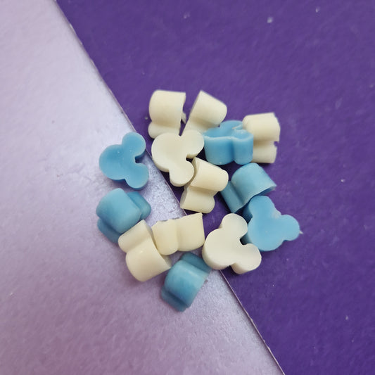 Blue Robot mini mouse melts soy handpoured wax melt