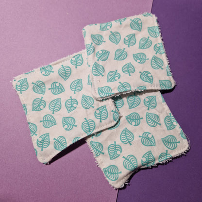 Leaf reusable Terry towelling wipe
