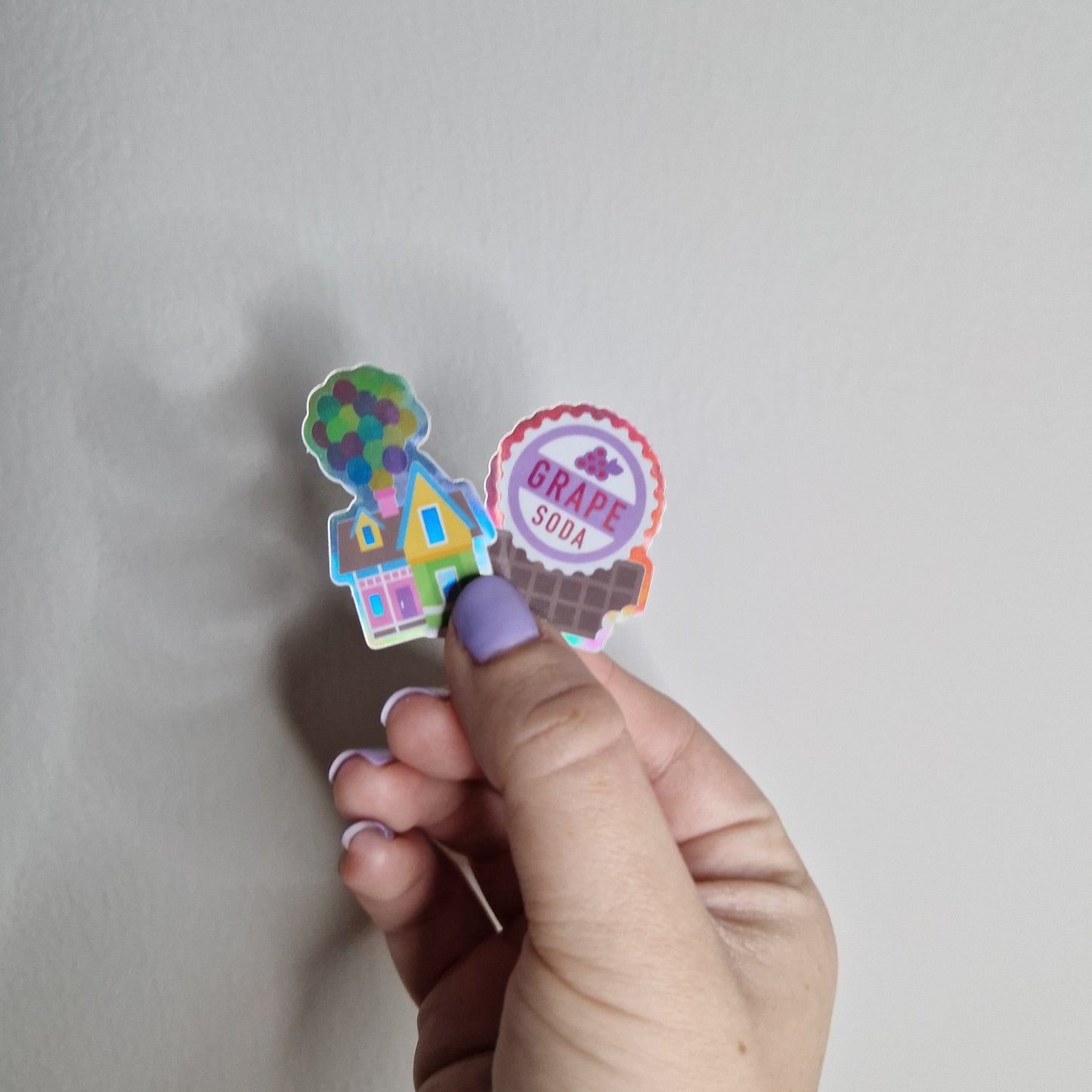 Wilderness Explorer sticker single or duo with a holographic outline