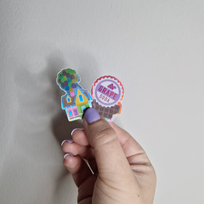 Wilderness Explorer sticker single or duo with a holographic outline