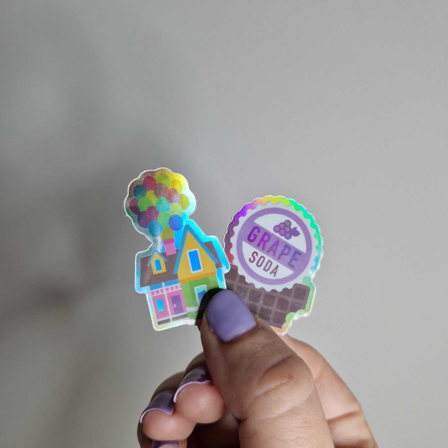 Wilderness Explorer sticker single or duo with a holographic outline