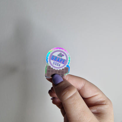 Wilderness Explorer sticker single or duo with a holographic outline