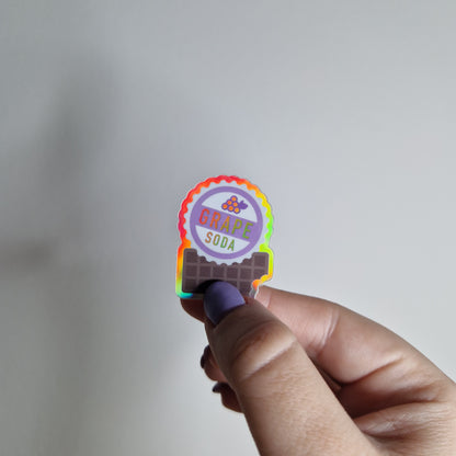 Wilderness Explorer sticker single or duo with a holographic outline