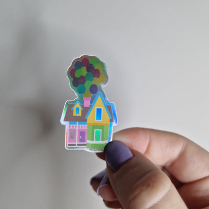 Wilderness Explorer sticker single or duo with a holographic outline