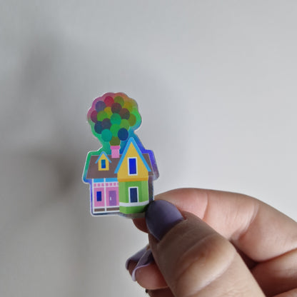 Wilderness Explorer sticker single or duo with a holographic outline