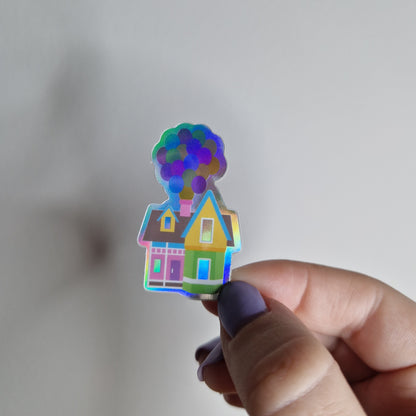 Wilderness Explorer sticker single or duo with a holographic outline