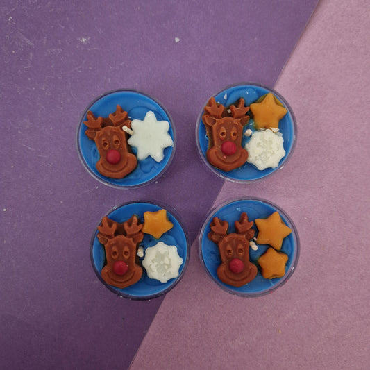 Rudolph tealight candle
