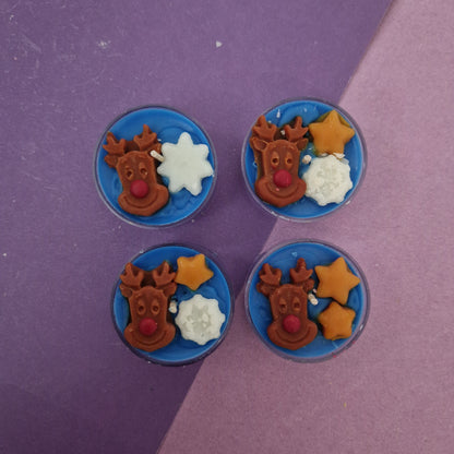 Rudolph tealight candle