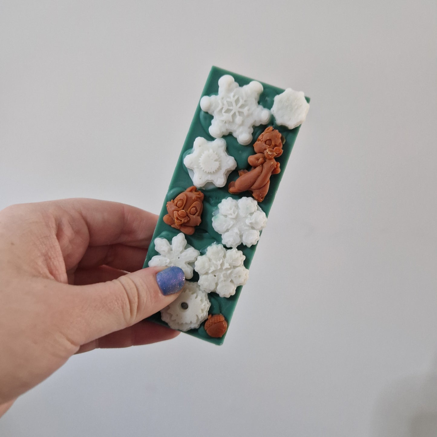 Woodland Chipmunks soy snap bar wax melt