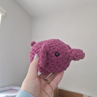 Elephant small crochet plushie