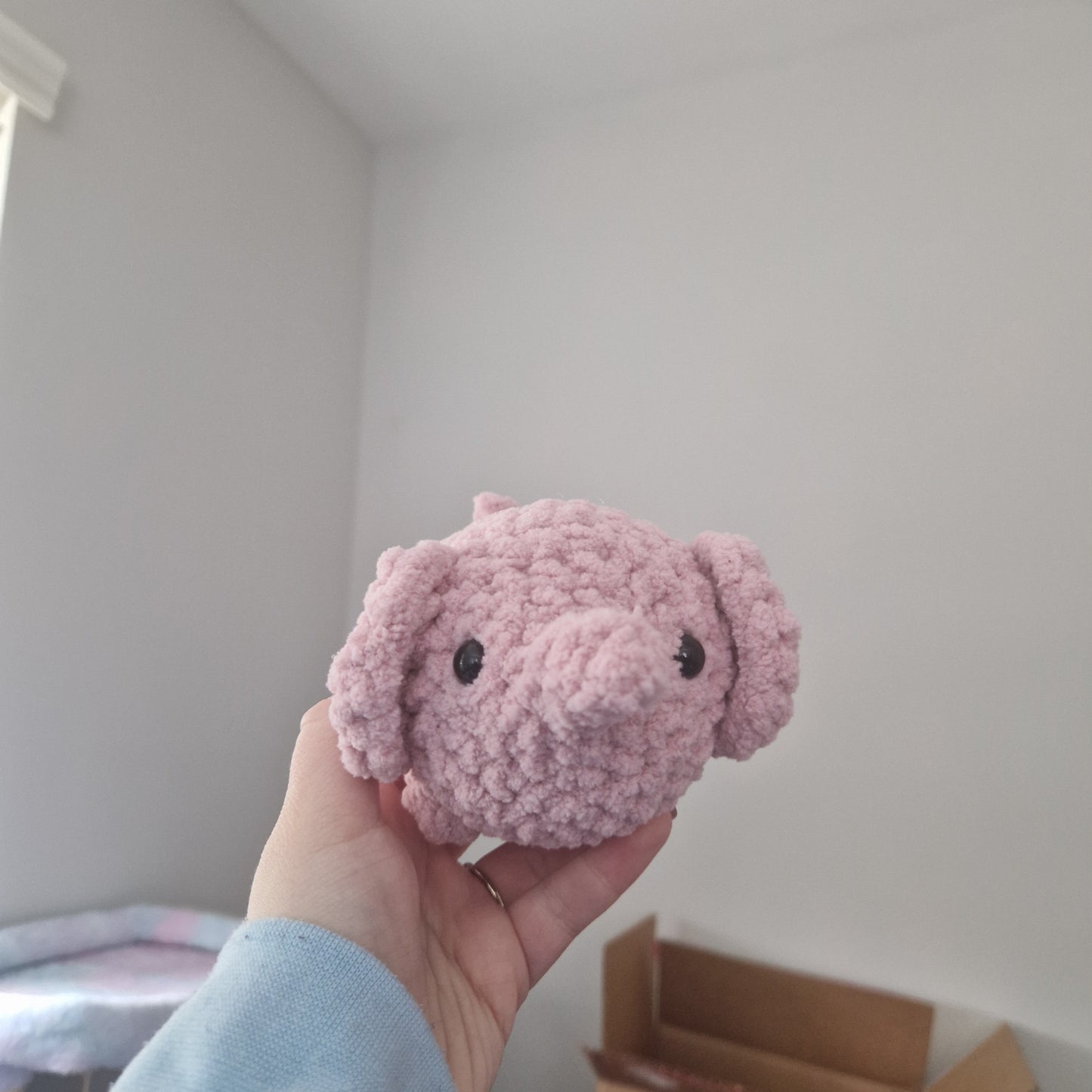 Elephant small crochet plushie