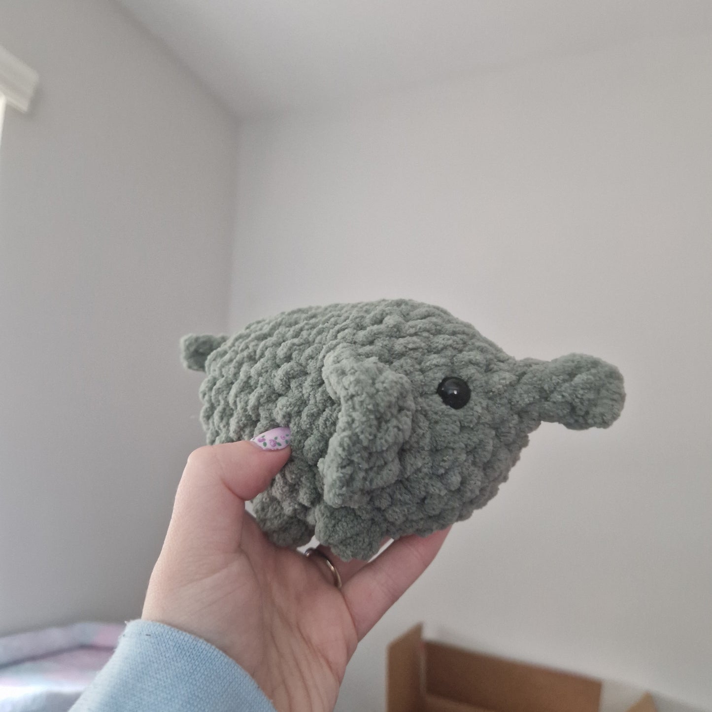 Elephant small crochet plushie