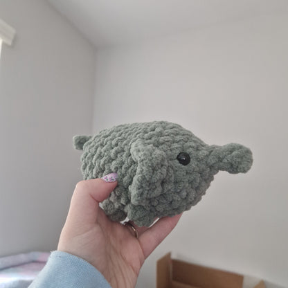 Elephant small crochet plushie