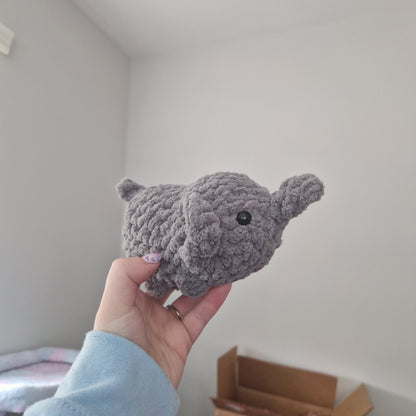 Elephant small crochet plushie