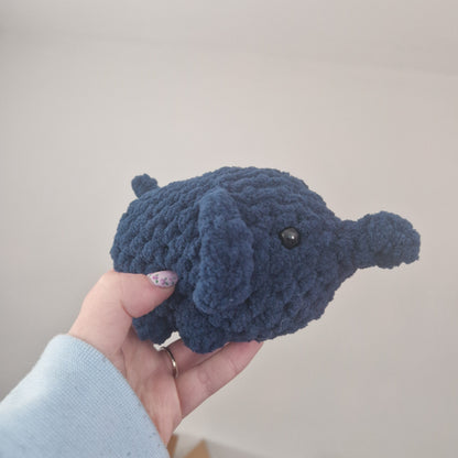 Elephant small crochet plushie