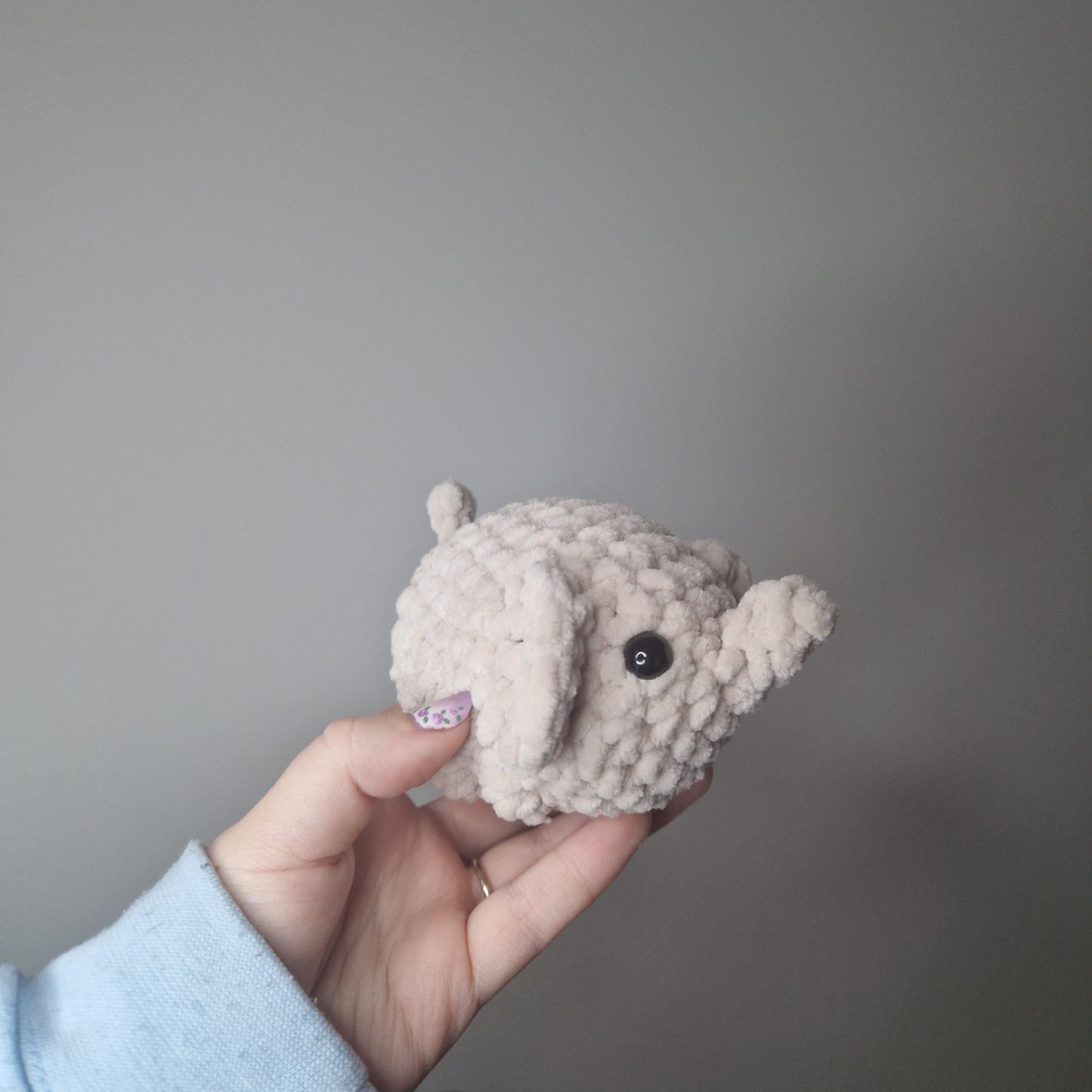 Elephant small crochet plushie
