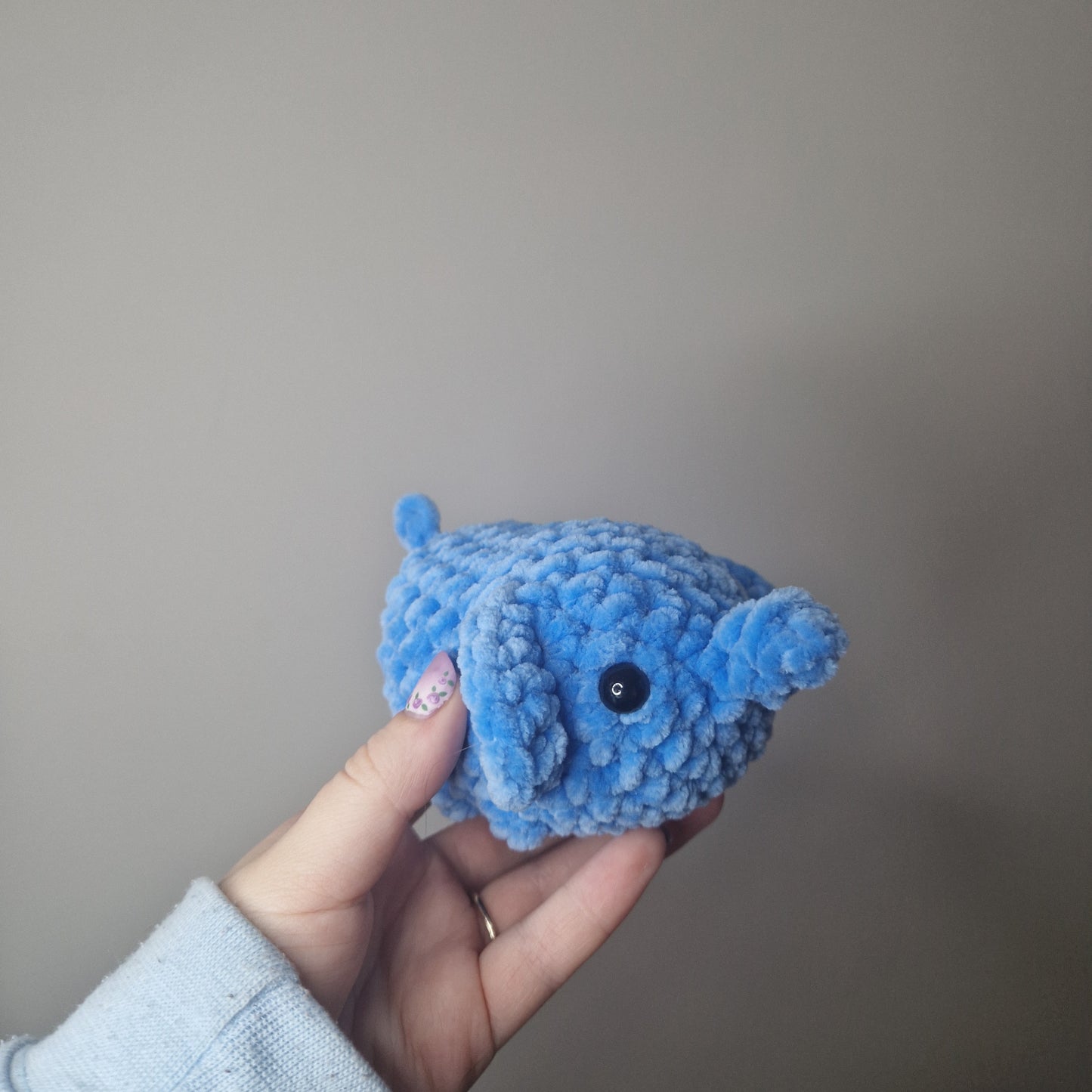 Elephant small crochet plushie