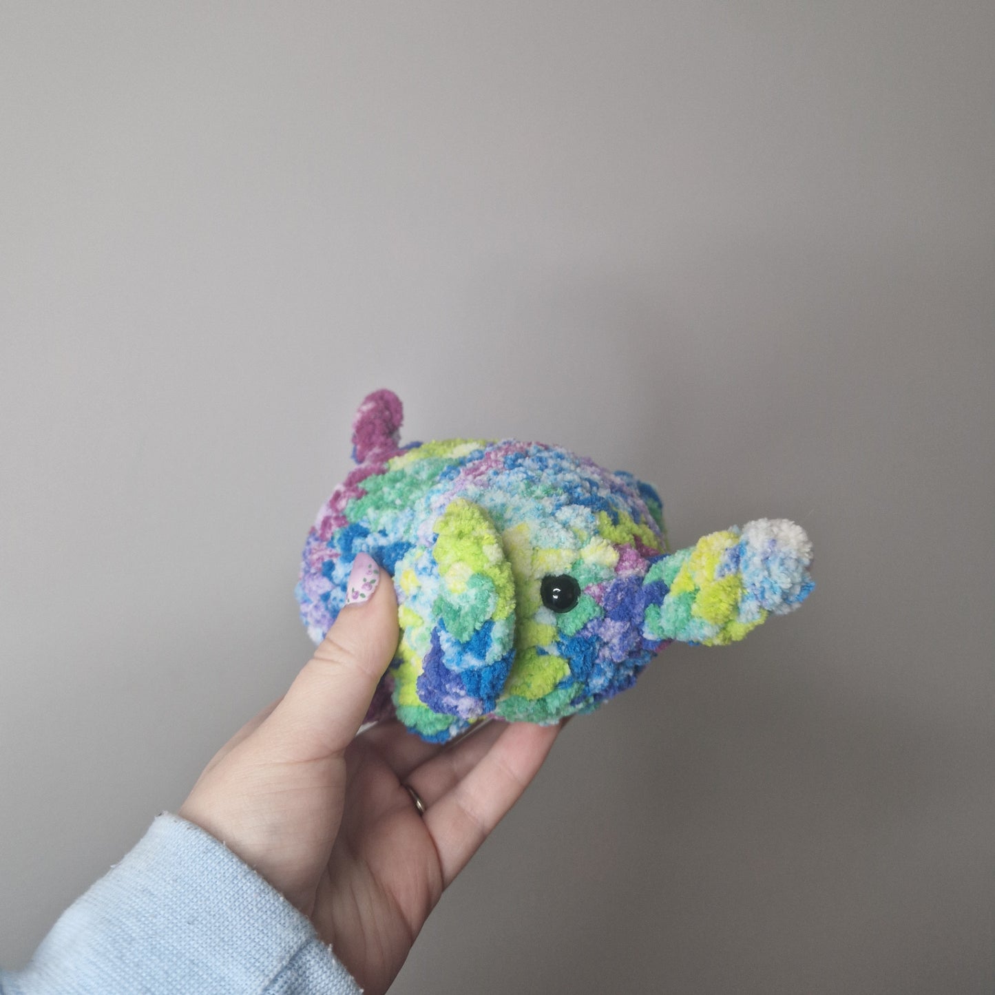 Elephant small crochet plushie