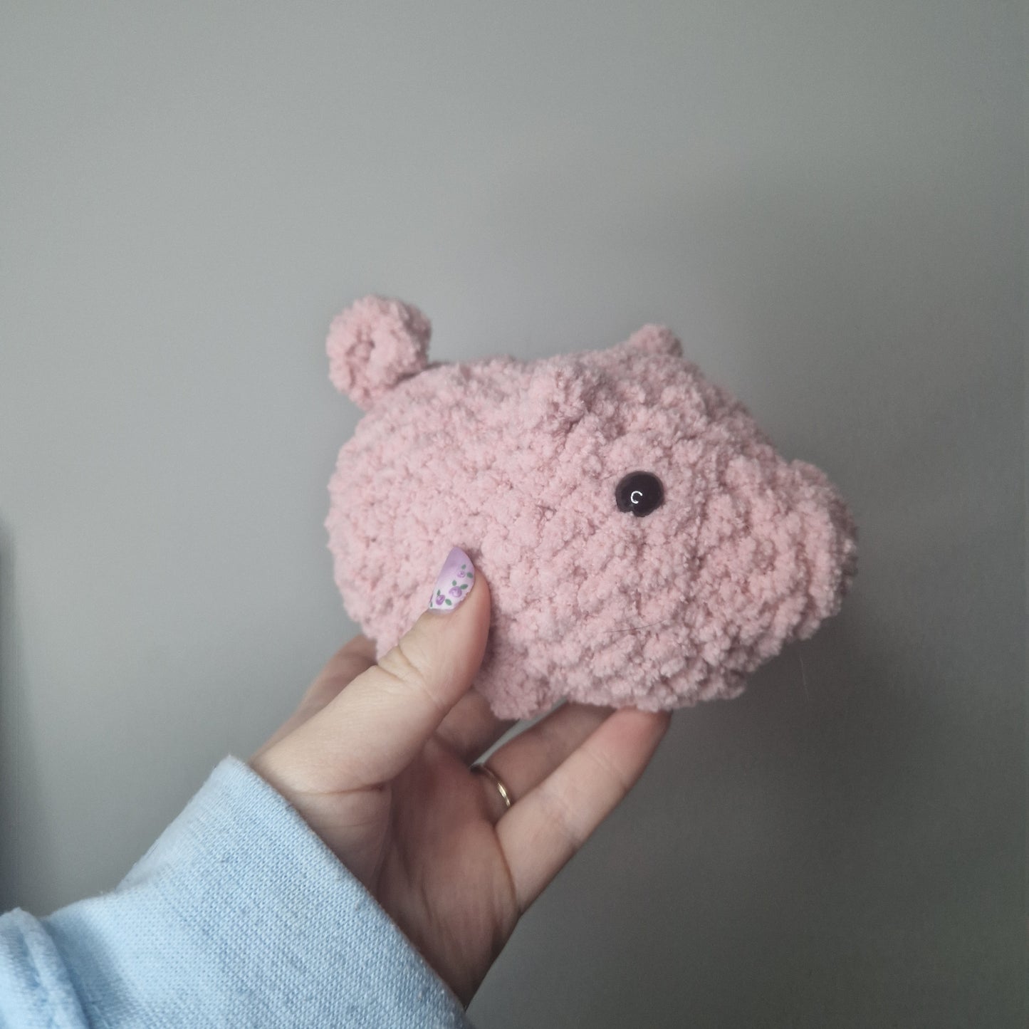 Pig  small crochet plushie