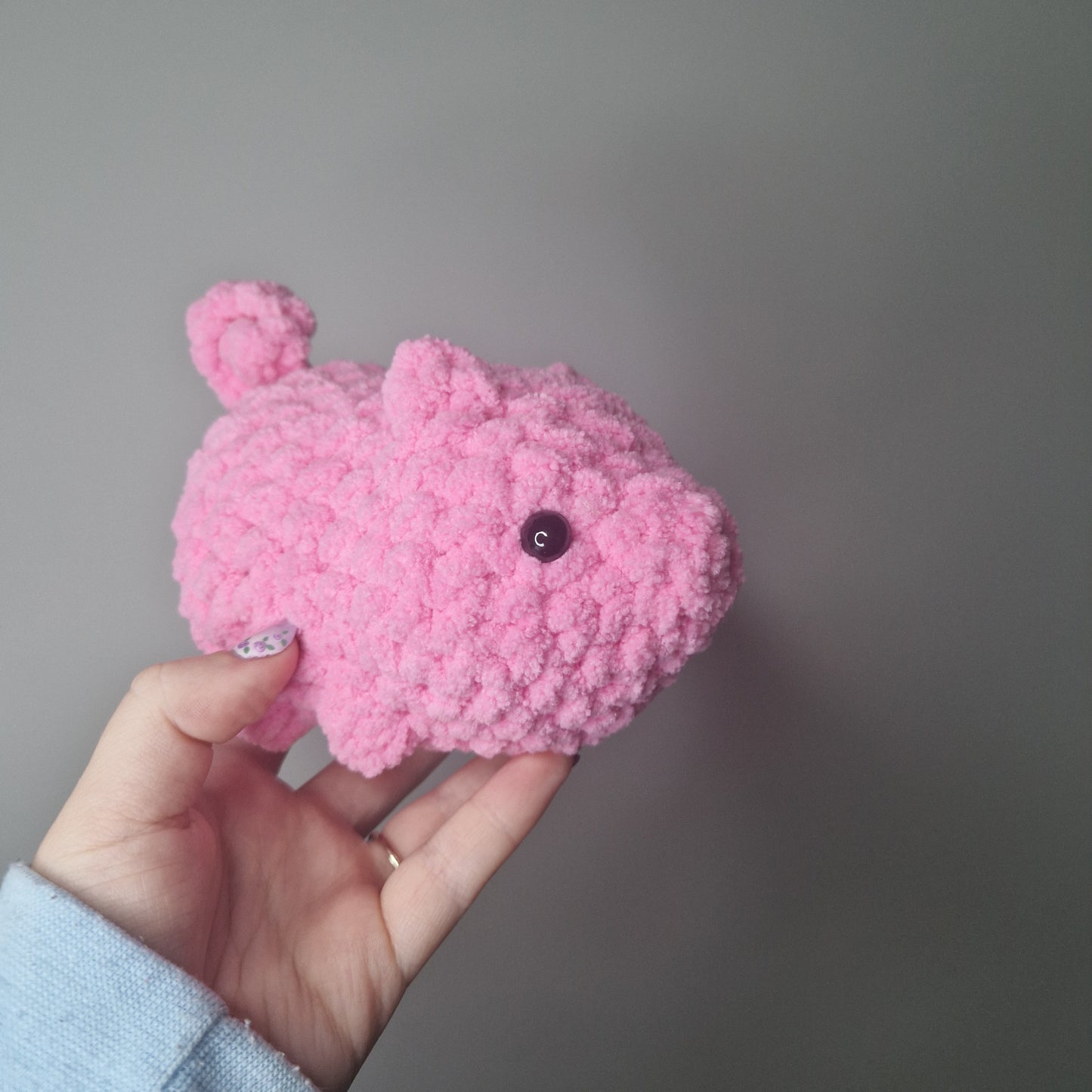 Pig  small crochet plushie