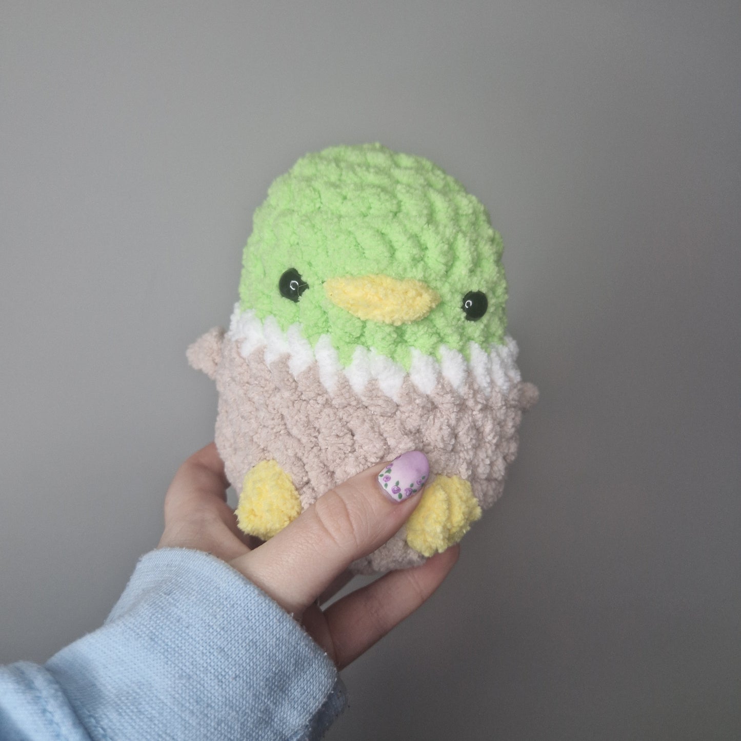 Mallard duck small crochet plushie