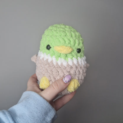 Mallard duck small crochet plushie