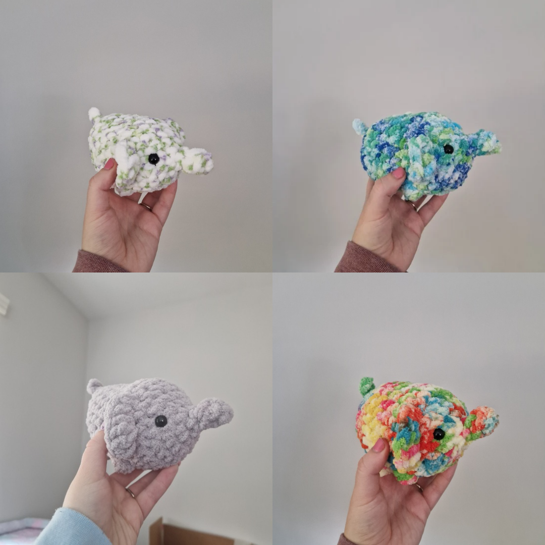 Elephant small crochet plushie