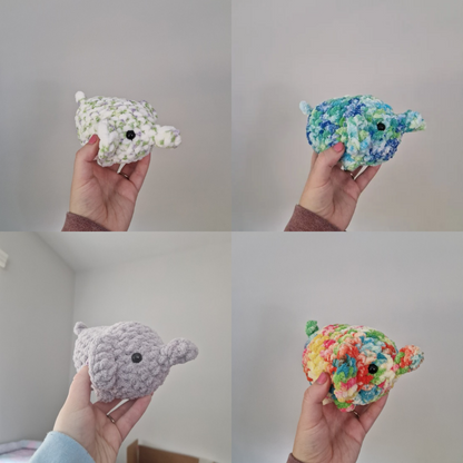 Elephant small crochet plushie