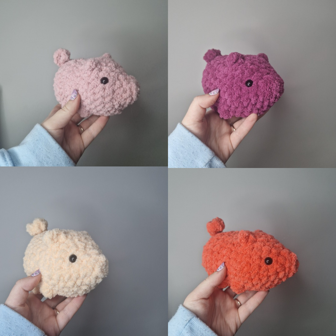 Pig  small crochet plushie