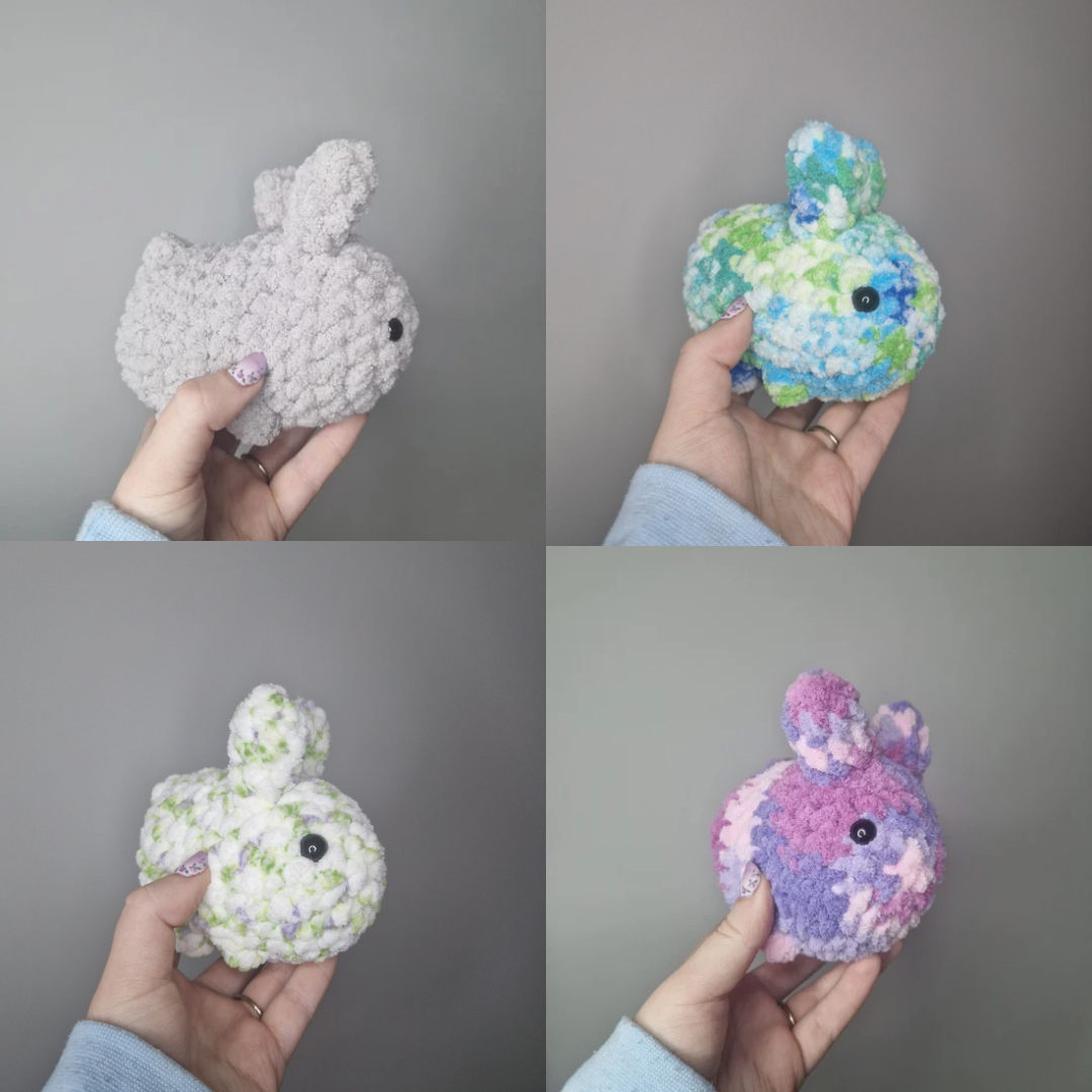 Bunny rabbit small crochet plushie