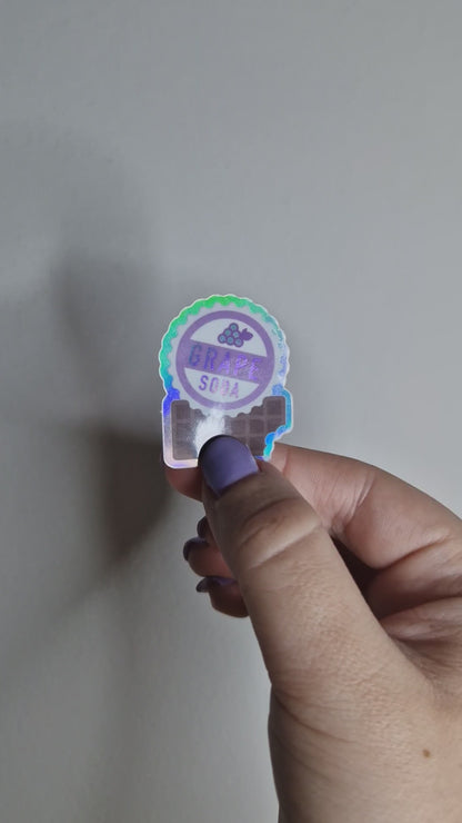 Wilderness Explorer sticker single or duo with a holographic outline