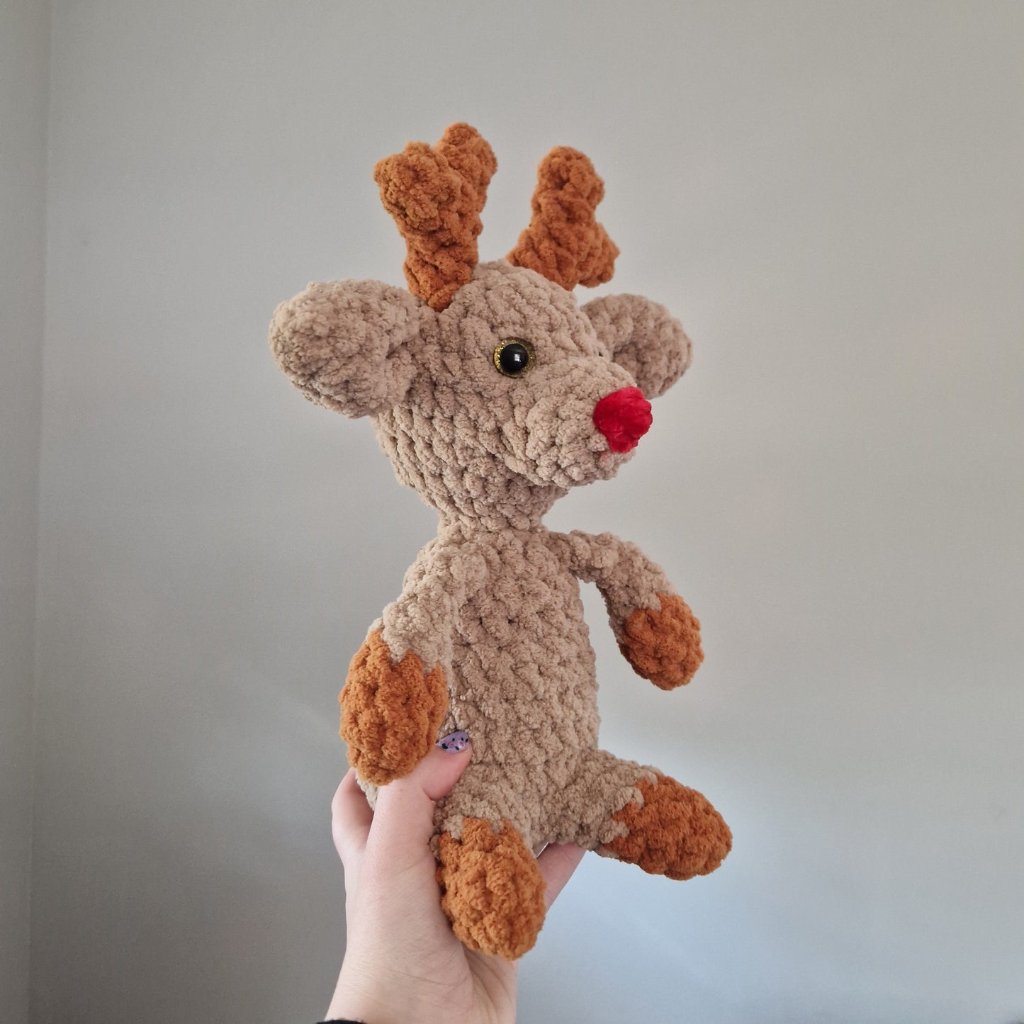 Reindeer crochet plushie