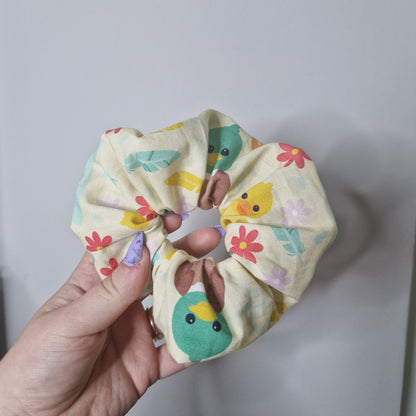 Duck cotton hair scrunchie