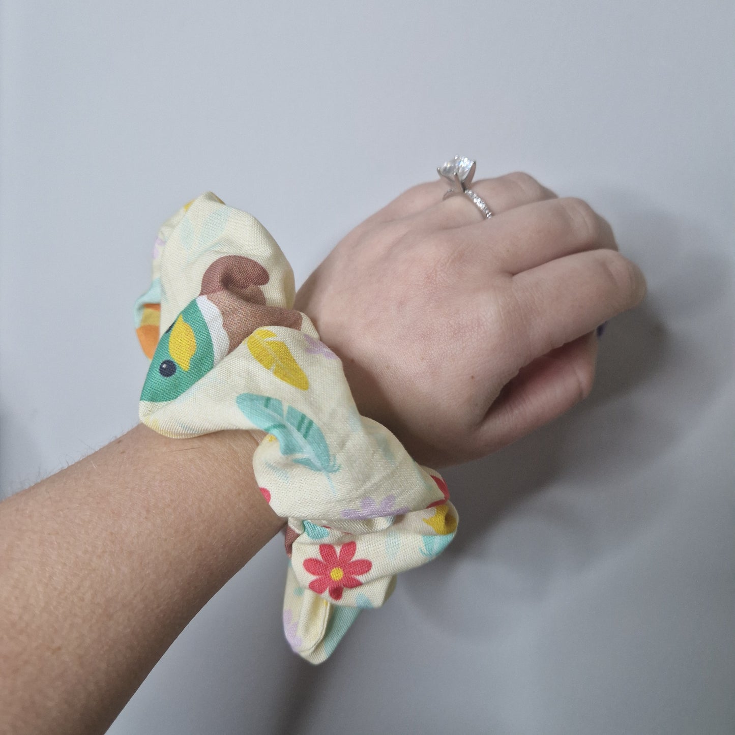 Duck cotton hair scrunchie