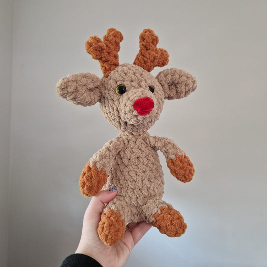 Reindeer crochet plushie