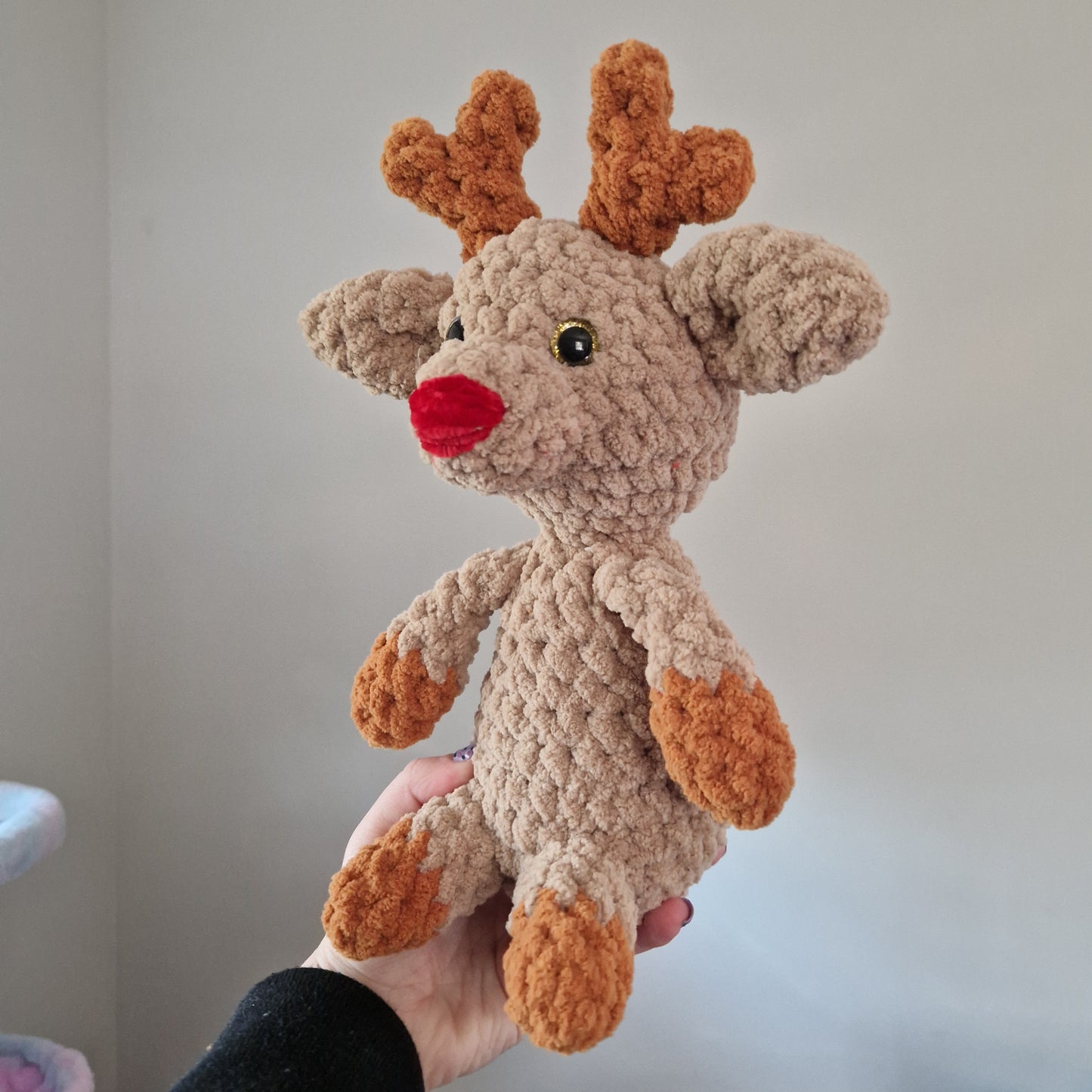 Reindeer crochet plushie