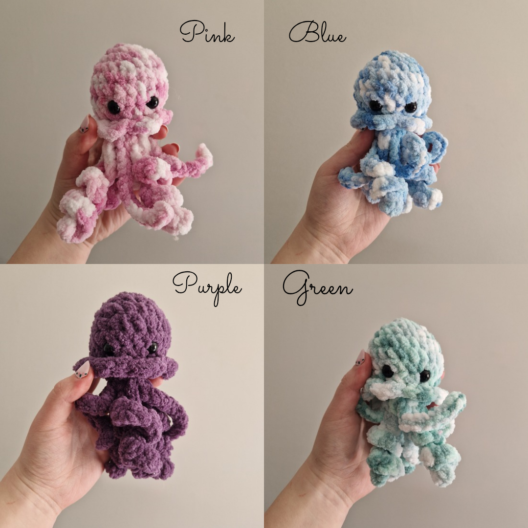 Jellyfish crochet plushie