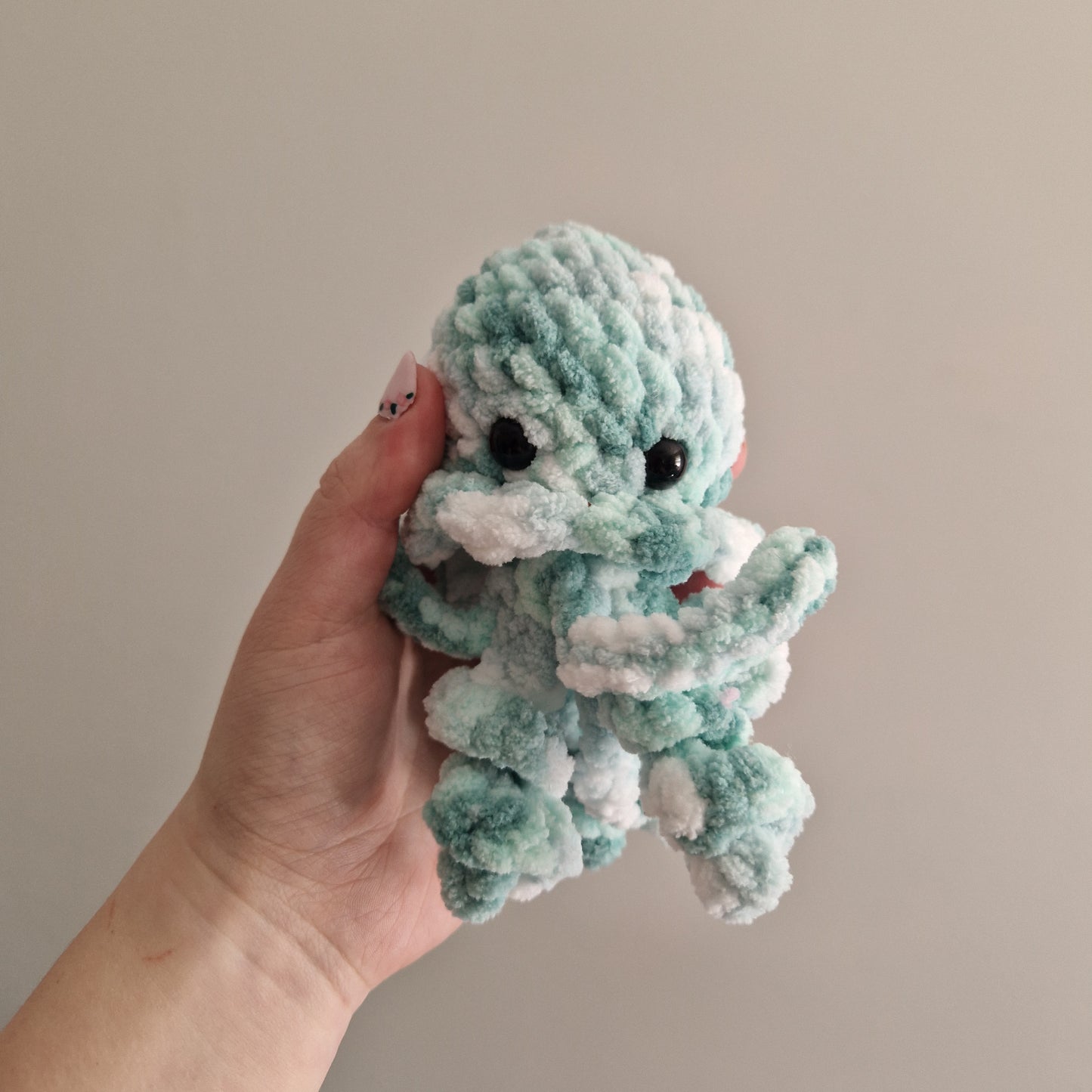 Jellyfish crochet plushie
