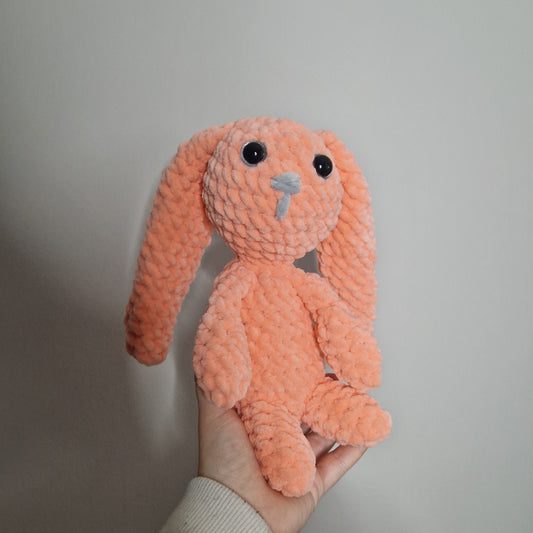 Pink bunny rabbit crochet plushie