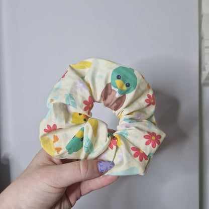 Duck cotton hair scrunchie
